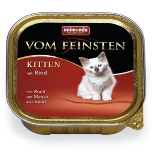 V.F.Kitten mit Rind    100 g S