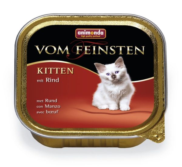 V.F.Kitten mit Rind    100 g S