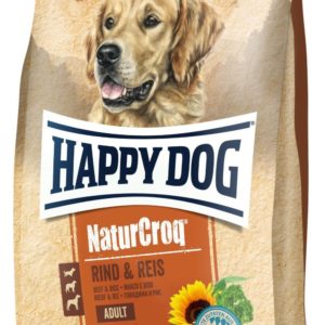 HappyDog NaturCroq Rind & Reis 1kg Laikas Tierwelt Würzburg