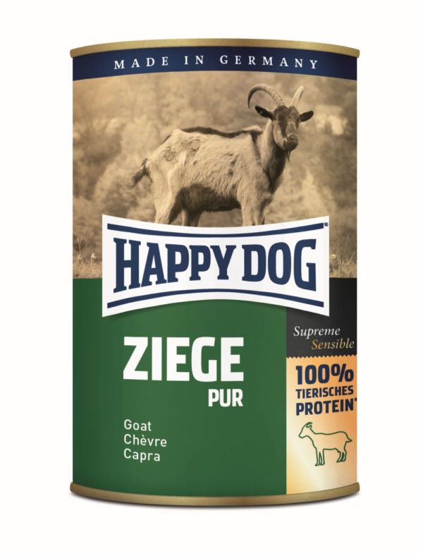 HappyDog Supreme Sensitive Ziege 400g Laikas Tierwelt Nassfutter Hunde
