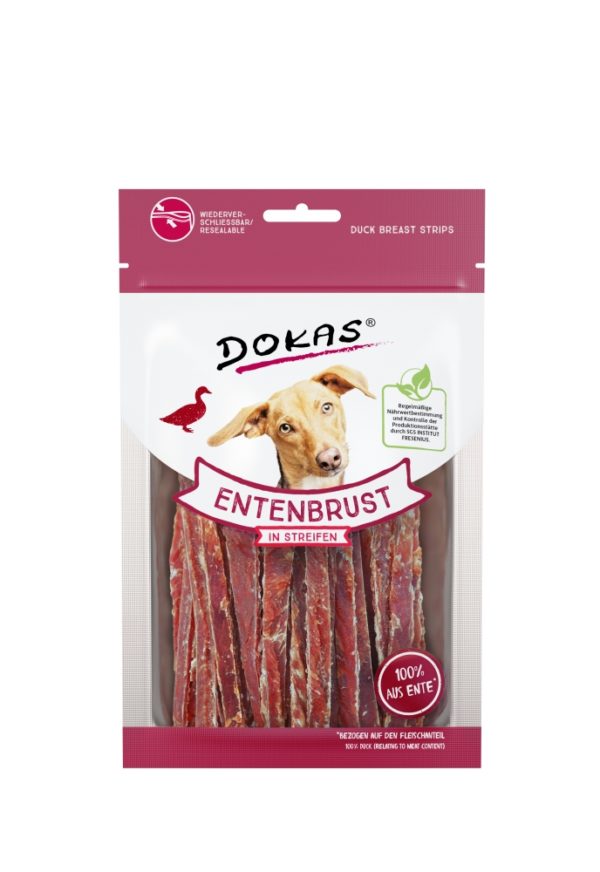 Dokas Entenbrust Streifen  70g