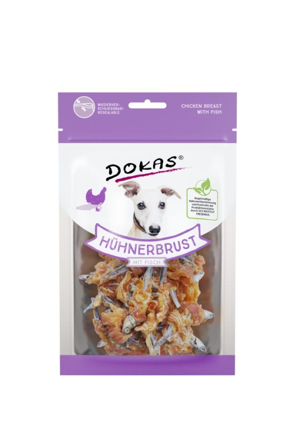 Dokas Hühnerbrust + Fisch  70g