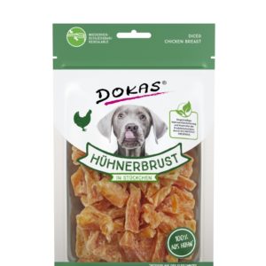 Dok Hühnerbrust Stückchen  70g