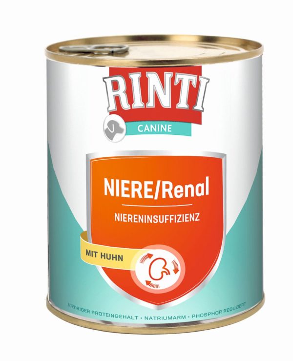 Rinti Canine Niere Huhn 800g Laikas Tierwelt
