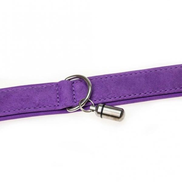 Karlie Halsband Buffalo aus Kalbsleder - Lila - 55 cm/30 mm – Bild 3