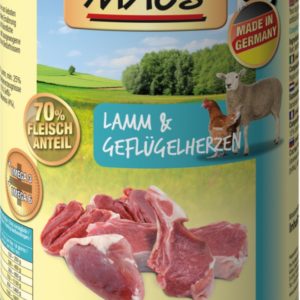 Macs Dog Lamm-Gefl.-Herz.400gD