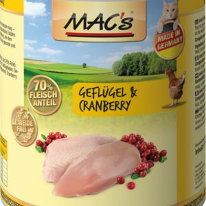 Macs Cat Gefl.+Cranberry 800gD