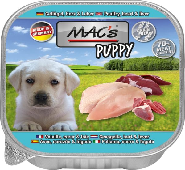 Macs Dog Puppy Gefl.+H+L 150gS