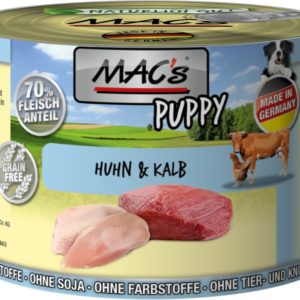 Macs Dog Puppy Huhn+Kalb 200gD