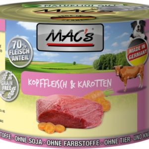 Macs Dog Kopffl.+Karotten 200gD