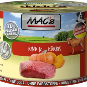Macs Dog Rind + Kürbis  200gD