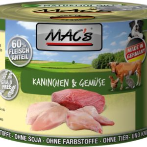 Macs Dog Kaninchen+Gemüs 200gD