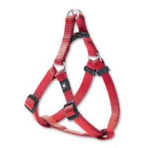 Karlie ASP Step&Go Geschirr - Rot - 20 mm, 53-77 cm