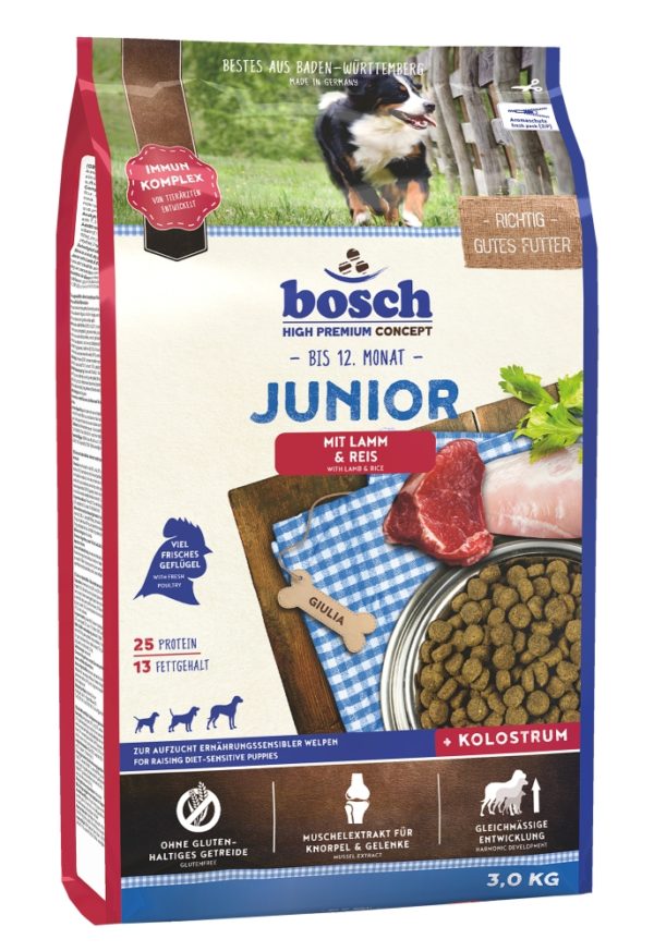 Bosch Junior Lamm+Reis     3kg