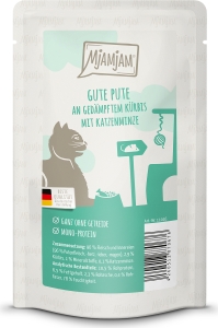 Mj Katze Quet.Pute+Kürbis125gP