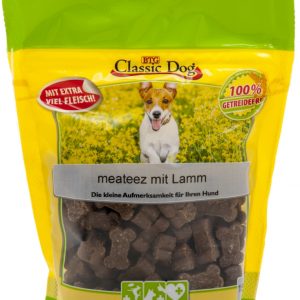 Classic Dog Snack meateez Lamm 150g für Hunde mit Gluten Unveträglichkeit kaufen