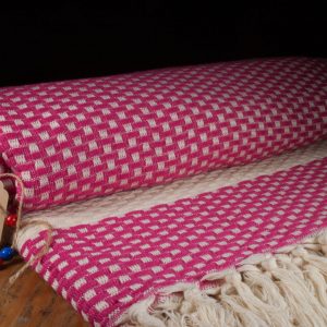 Ecoplaid Piqué Himbeer