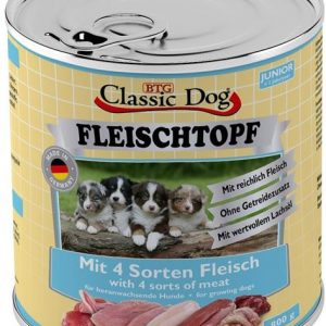 Cla.Dog FlTopf Jun 4Flei 800gD
