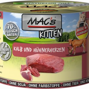 Macs Cat Kitt. Kalb+Hüher.200g