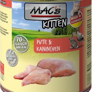 Macs Kitt. Pute + Kanin. 800gD