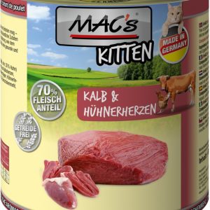 Macs Kitt. Kalb+Hühnhrz. 800gD