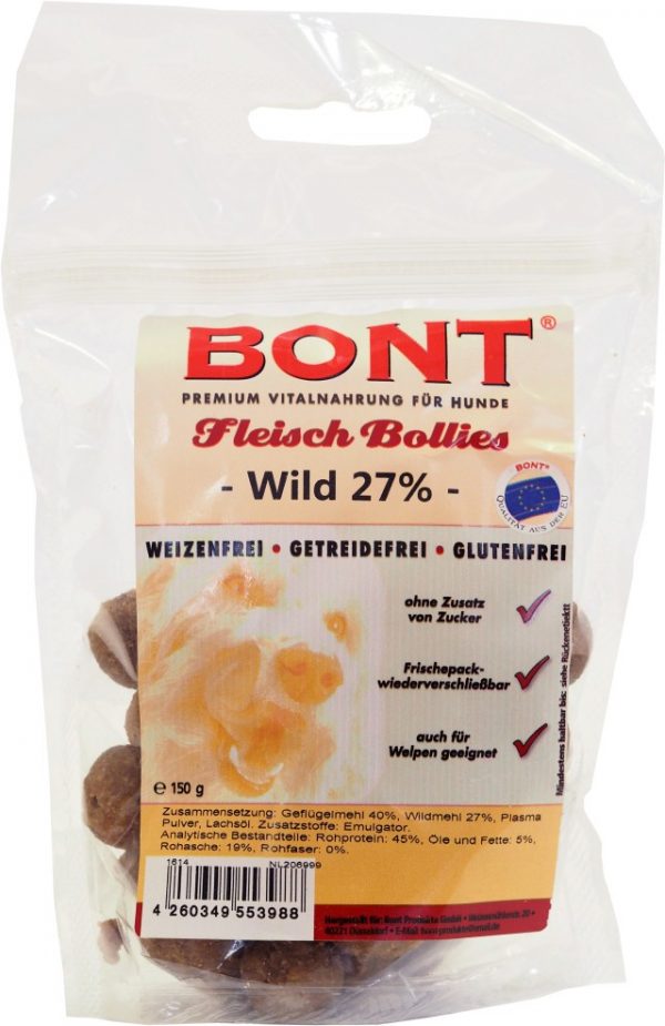 Fleisch-Bollies Wild 150g