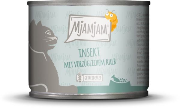 Mj Katze Insekt+Kalb 200gD